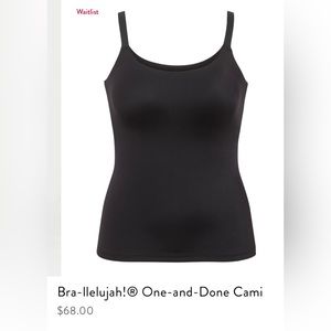 Spanx shape wear tank top with adjustable straps & built in bra